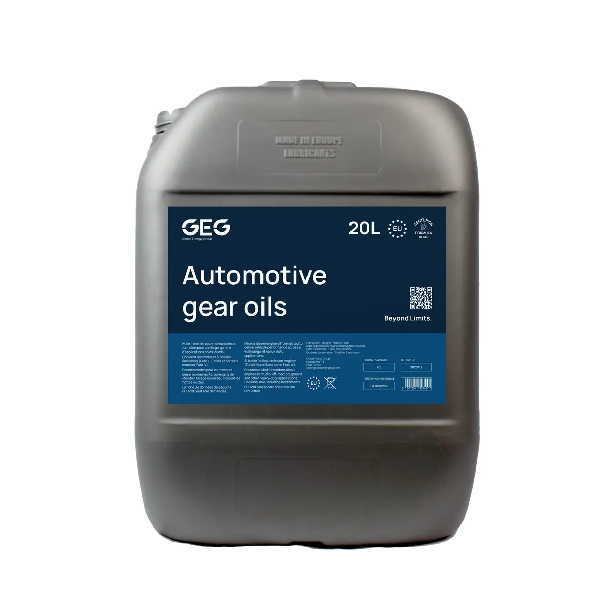GEG GEAR GL-5 (80W-90) packaging