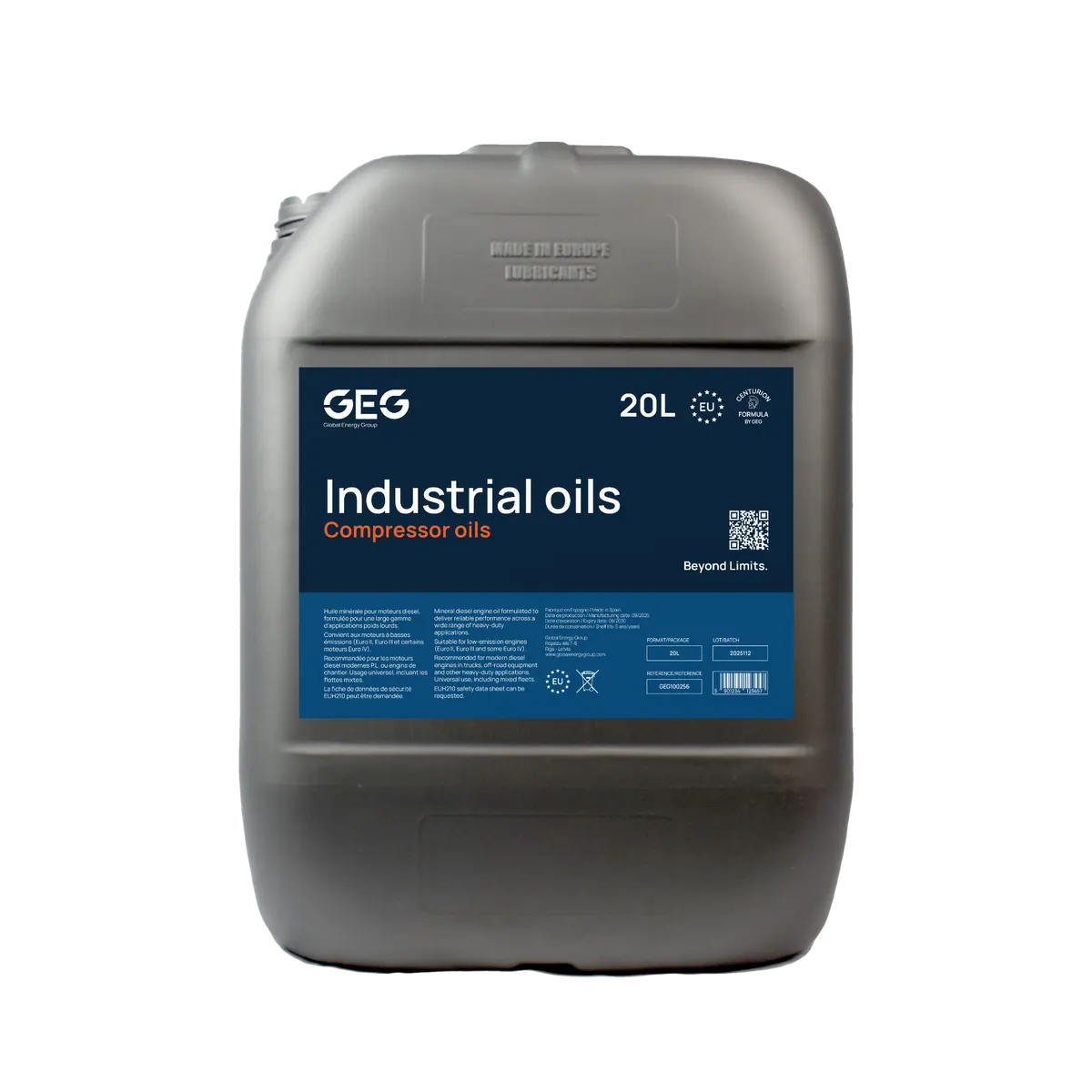 GEG COMPRESSOR PAO packaging