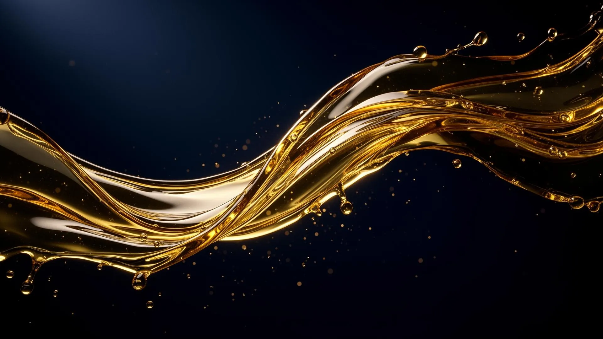 GEG premium lubricant oil flowing — engineered for the world's toughest environments